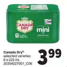 Wholesale Club Canada Dry selected varieties offer