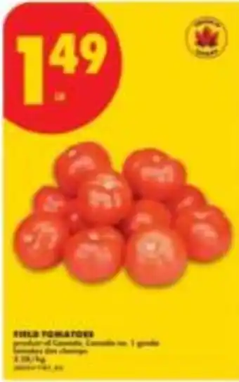 No Frills Field Tomatoes offer
