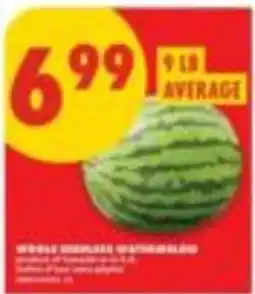 No Frills whole mexican watermelon offer