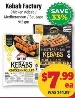 Iqbal Foods Kebab Factory Kebabs Chicken offer