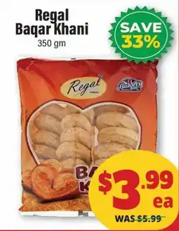 Iqbal Foods Regal Baqar Khani offer