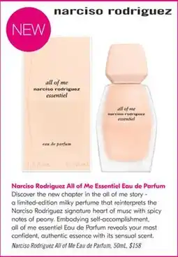 Shoppers Drug Mart Narciso Rodriguez All of Me Eau de Parfum offer