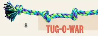 Petvalu JUMP! 4-Knotted XL T-Shirt Rope Dog Toy offer