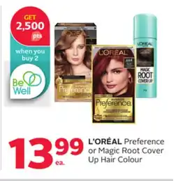 Rexall L'OREAL Preference or Magic Root Cover Up Hair Colour offer