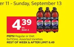 Rexall PEPSI Regular or Diet offer