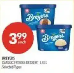 Shoppers Drug Mart Breyers classic frozen dessert offer