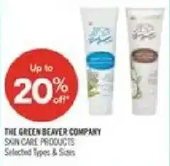 Shoppers Drug Mart The Green Beaver Company Skin Care Products offer