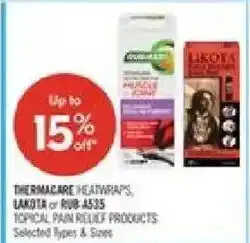 Shoppers Drug Mart thermacare heatwraps offer