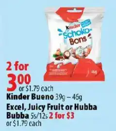 London Drugs Kinder Schoko-Bons 2 offer
