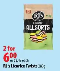 London Drugs RJ's licorice allsorts offer