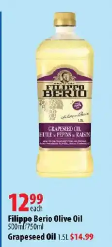 London Drugs Filippo Berio Olive Oil offer