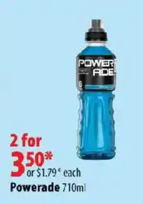 London Drugs Powerade offer