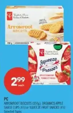 Shoppers Drug Mart PC arrowroot biscuits offer