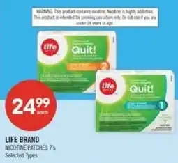 Shoppers Drug Mart Life Brand Nicotine Patches 7% offer