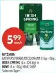 Shoppers Drug Mart Mitchum antiperspirant/deodorant offer