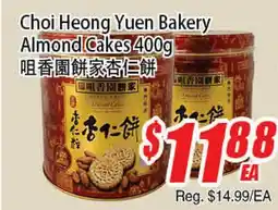 WinCo Food Mart Choi Heong Yuen Bakery Almond Cakes offer
