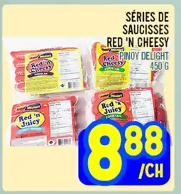 Marché Lian Tai SÉRIES DE SAUCISSES RED 'N CHEESY offer