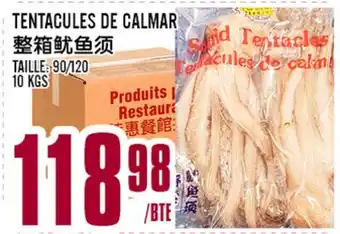Marché Lian Tai TENTACULES DE CALMAR offer