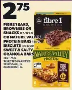 Loblaws Fibre 1 brownies or snacks offer