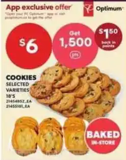 Loblaws Optimum cookies selected varieties offer