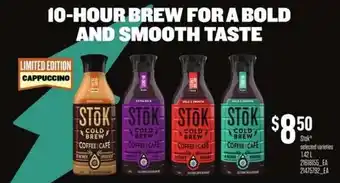 Loblaws Stok cold brew coffee cafe offer