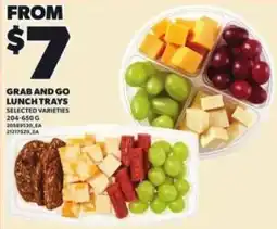 Loblaws Grab and go lunch trays offer