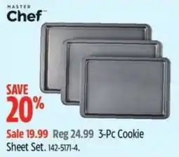 Canadian Tire Master Chef 3-Pc Cookie Sheet Set offer