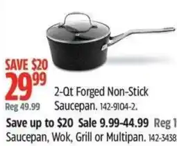 Canadian Tire 2-Qt Forged Non-Stick Saucepan offer