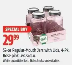 Canadian Tire Ball 32-oz Regular-Mouth Jars with Lids offer