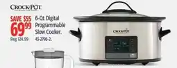 Canadian Tire Crock-pot 6-qt digital programmable slow cooker offer