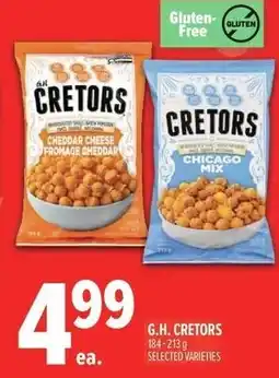 Metro G.H. Cretors selected varieties offer