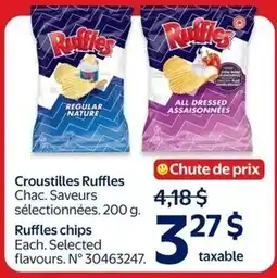 Walmart Ruffles chips Each. Selected flavours offer