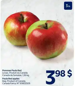 Walmart Paula Red apples offer