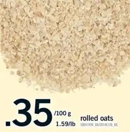 Fortinos rolled oats offer