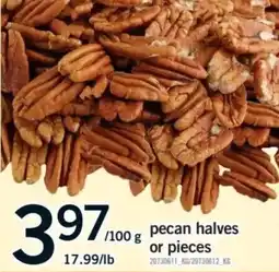 Fortinos pecan halves or pieces offer