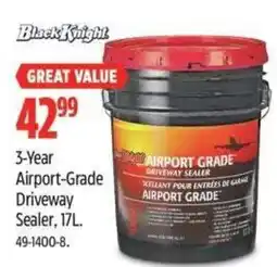 Canadian Tire BlackKnight Airport-Grade Driveway Sealer offer
