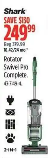 Canadian Tire Shark rotator swivel pro complete offer