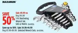 Canadian Tire Maximum 7-Pc Ratcheting Wrench Set offer