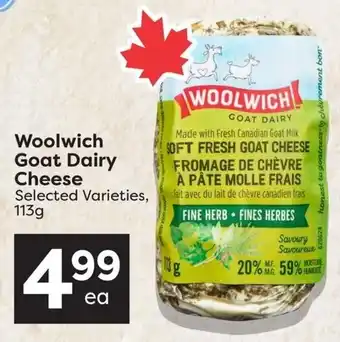 Quality Foods Woolwich goat dairy cheese offer