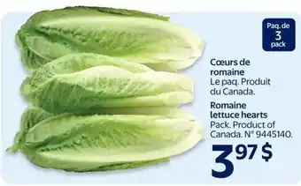 Walmart Romaine lettuce hearts offer