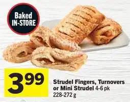 Foodland Strudel Fingers, Turnovers or Mini Strudel offer