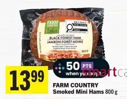 Foodland Farm country smoked mini hams offer