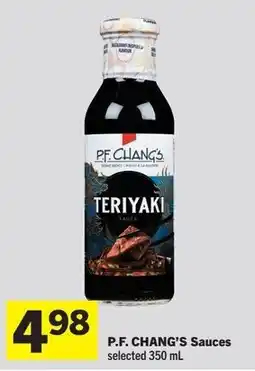 IGA P.F. Chang's Sauces offer