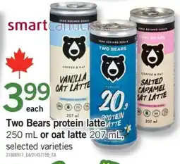 Fortinos Two Bears protein latte offer