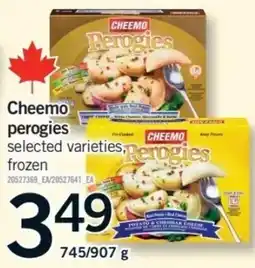 Fortinos Cheemo perogies selected varieties offer