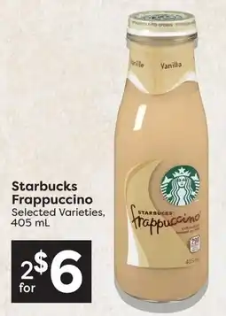 Quality Foods Starbucks Frappuccino offer