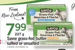Fortinos Savor grass-fed butter offer