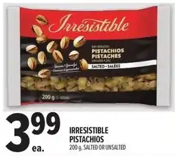 Metro Irresistible pistachios offer