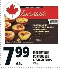 Metro Irresistible portuguese custard tarts offer