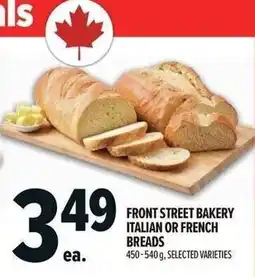 Metro Front Street Bakery Italian or French Breads offer